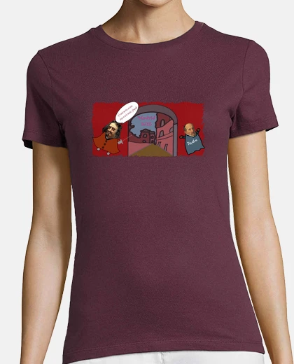 Playera quevedo y góngora yo untaré mis obras con tocino
