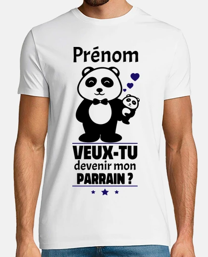 Camiseta ¿Quieres convertirte en mi padrino pers