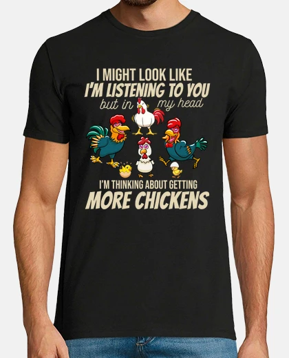 Camiseta quiero más pollos