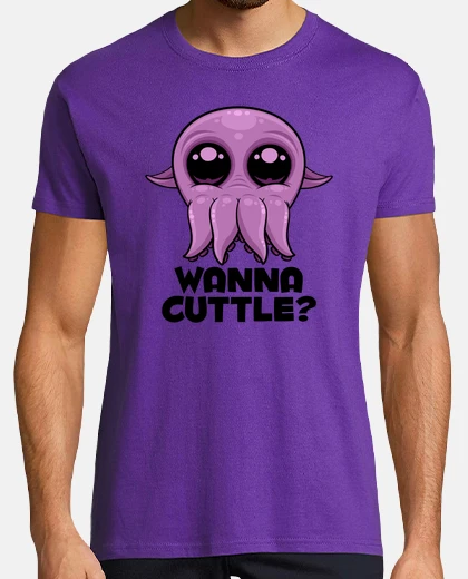 Camiseta Quiero una linda sepia de dibujos anima