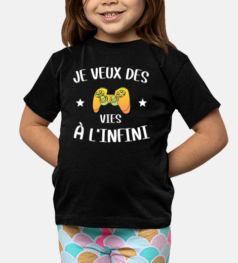 Ropa Quiero vidas infinitas humor gamer geek