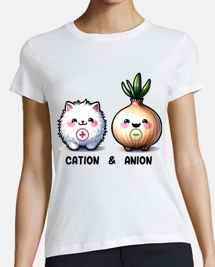 Playera química catión anión humor demasiado lindo
