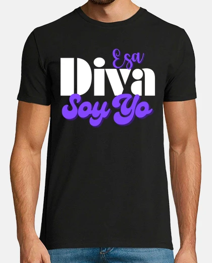 T-shirt Qulei diva sono io la Spagna