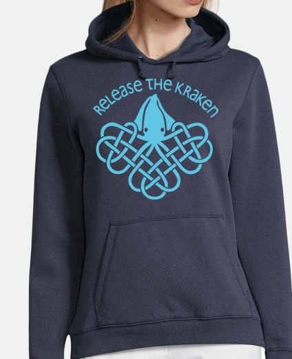 Felpa r elle ase the kra ken cyan