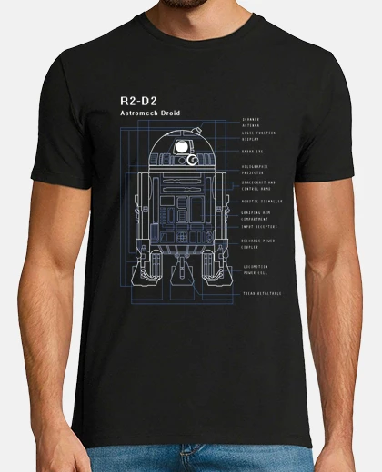 Playera R2D2 BluePrint