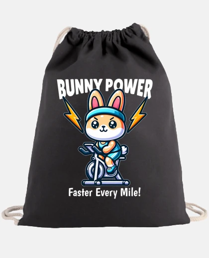 Bag rabbit spinning in the gym