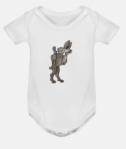 Kids rabbit with gaza pos