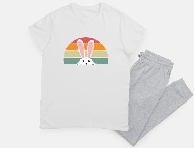 Pajama rabbit woman humor girl gift idea