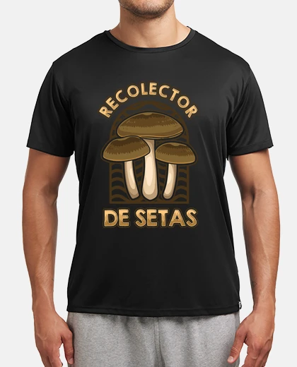 T-shirt raccoglitrice di funghi funghi porcini micologo ballotaire