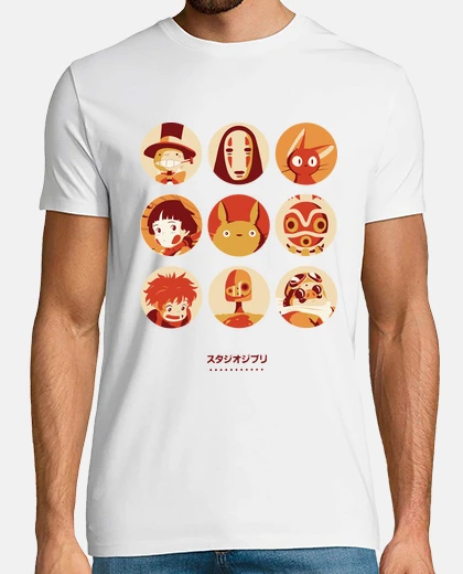 T-shirt raccolta ghibli