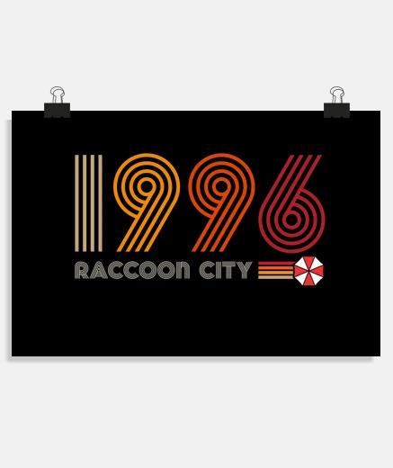 Poster raccon city 1996