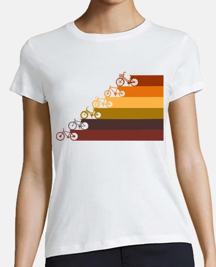 Playera race colors bikes