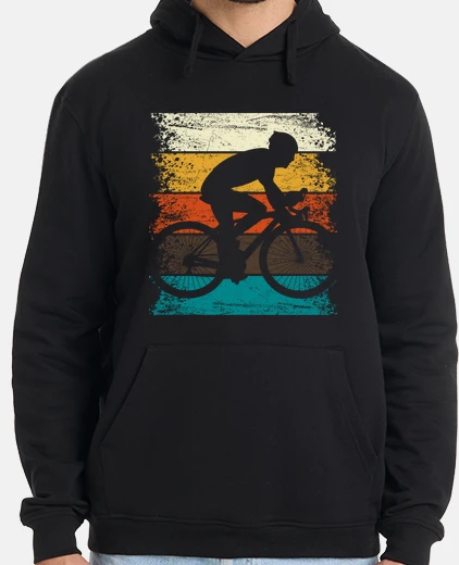 Hoodie racing bike retro road biker racing