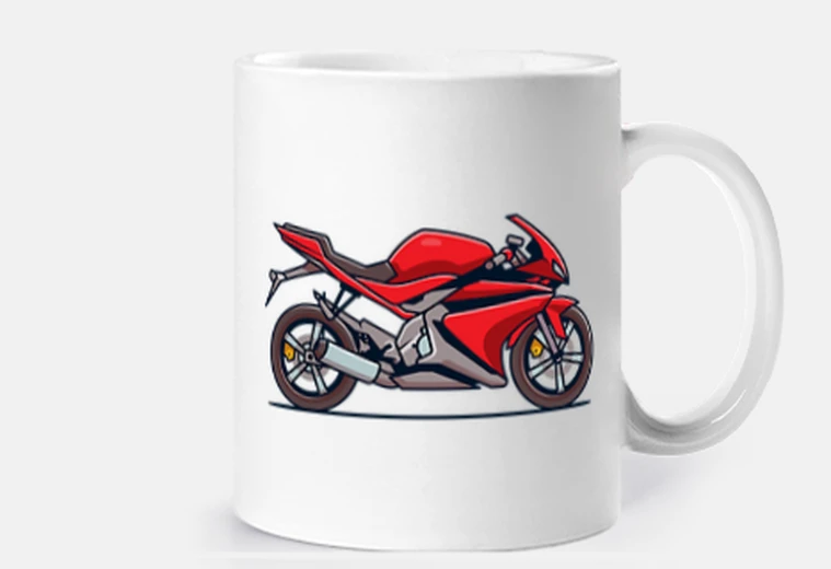 Cup racing motorcycle