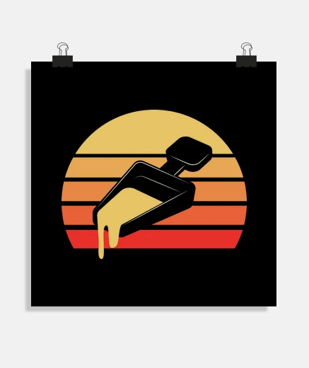 Poster raclette retrò