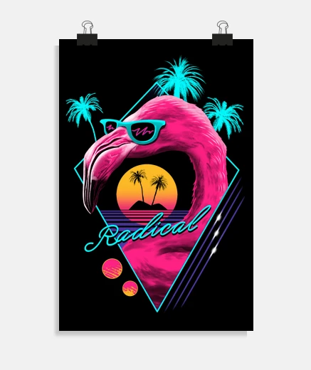 Poster Rad Flamingo