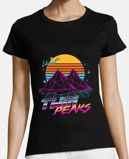 T-shirt rad twin peaks womens camicia