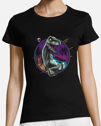 Camiseta rad velociraptor camisa para mujer laTostadora