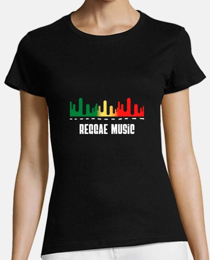 Playera radio reggae music rasta