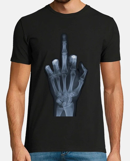 Camiseta Radiografía (Que te den!)     solo para fondo negro!!!!!