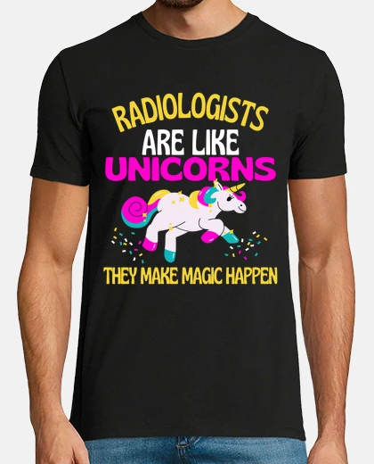 T-shirt radiologo unicorno radiologo magico