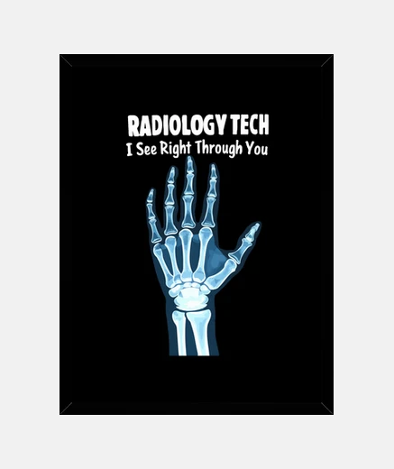 Framed Radiology Tech Humor X Ray