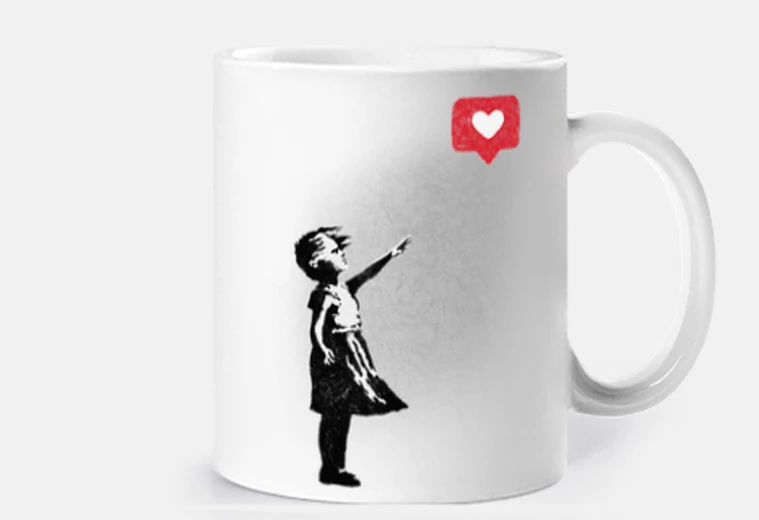 Tazza ragazza con mi like - tazza