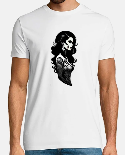 T-shirt ragazza del tattoooaggio