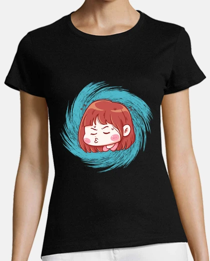 T-shirt ragazza imbronciata