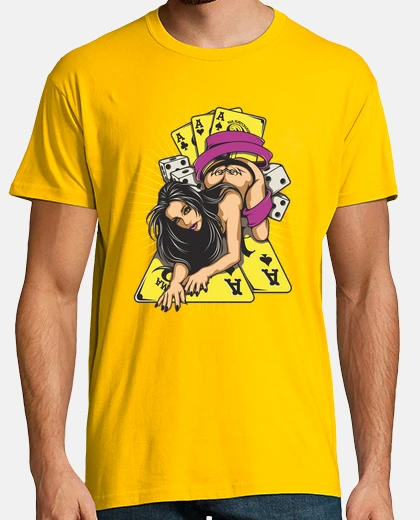 T-shirt ragazza poker