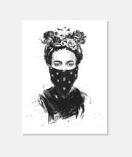 Stampa ragazza ribelle