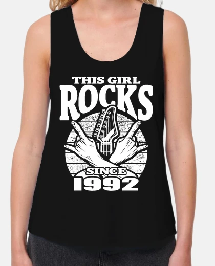 T-shirt ragazza rock dal 1992