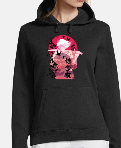 Felpa ragazza samurai