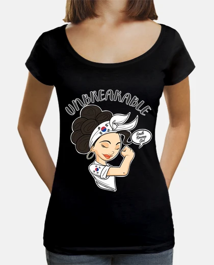 T-shirt ragazza sudcoreana infrangibile i