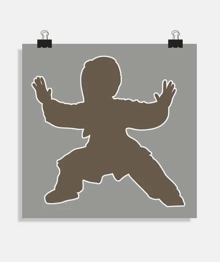 Poster ragazza tai chi