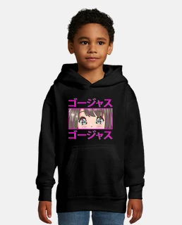 ragazza anime con scrittura kanji