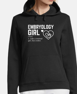 ragazza di embriologia