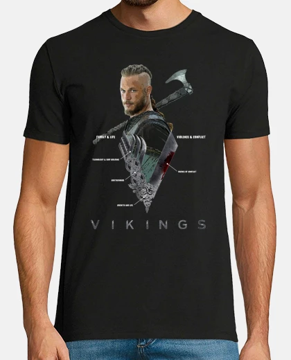 Tee-shirt Ragnar Lodbrok (Vikings)