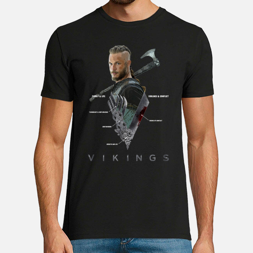Camiseta Ragnar Lodbrok Vikings Latostadora