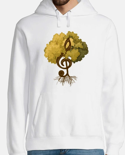 Sudadera raíces de los árboles-música