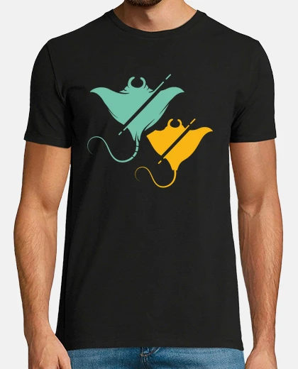 Tee-shirt raie manta océan animaux manta love r