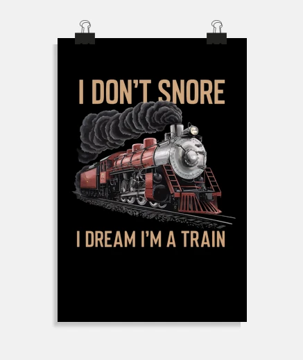 Poster Railway Station Trainspotter Steam Trai