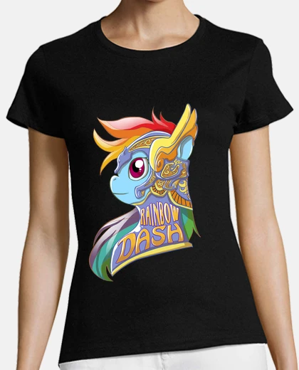 Tee-shirt rainbow dash nouveau femme