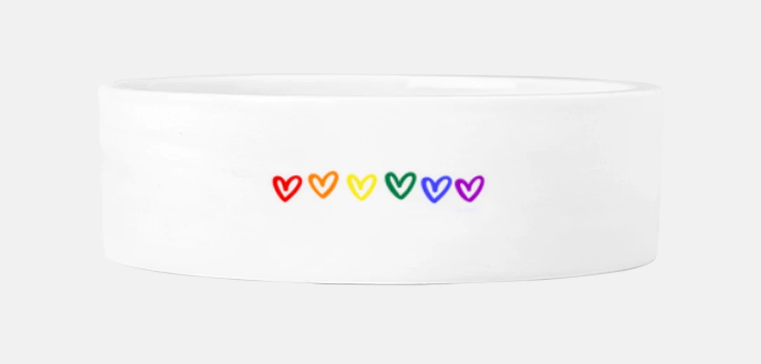 Mascotas rainbow heart