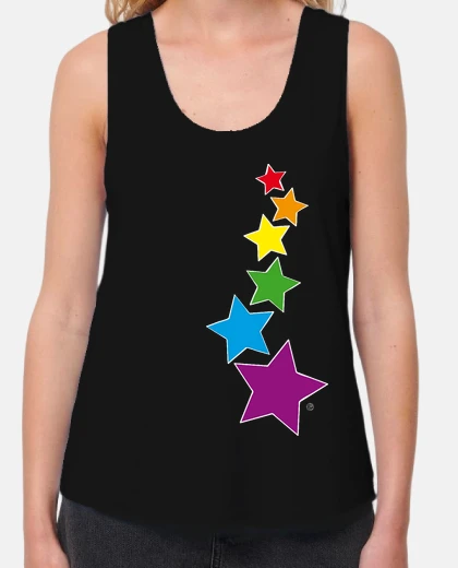 T-shirt rainbow stars ii