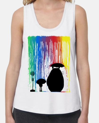 T-shirt rainbow totoro