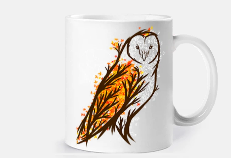 Taza Ramas buho