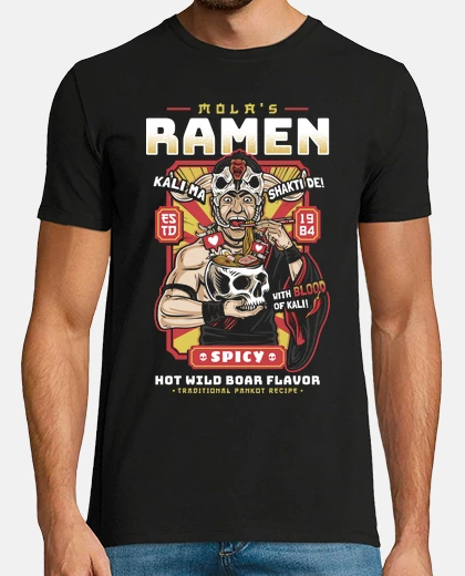 Tee-shirt ramen du crâne maudit