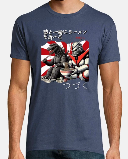 T-shirt ramen due amici che-mangiano