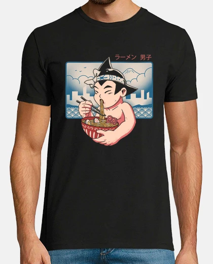 Tee-shirt ramen garçon chemise homme